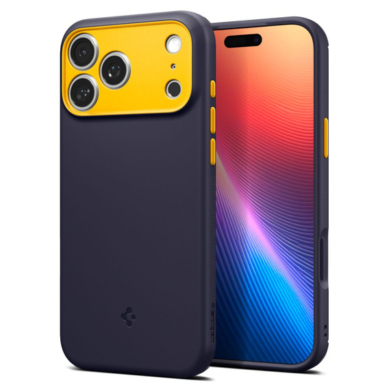 Pouzdro Spigen pro iPhone 17 Pro, Nano Pop Mag MagSafe, Blueberry Navy