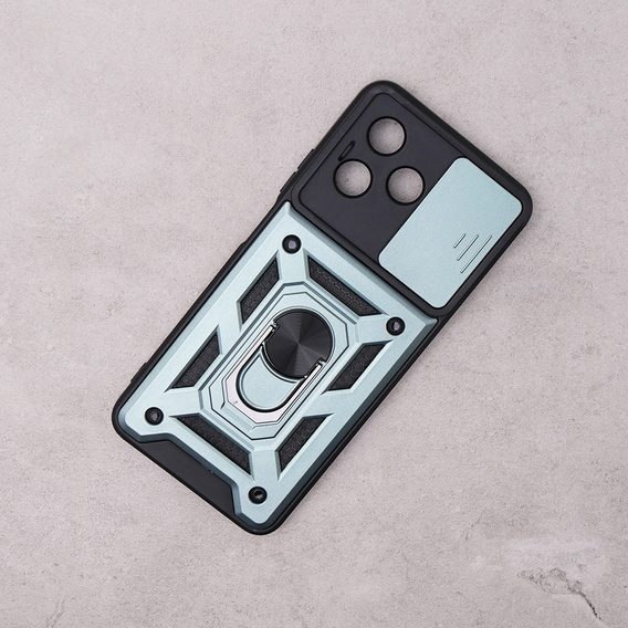 Pouzdro pro Realme C51, CamShield Slide, zelený