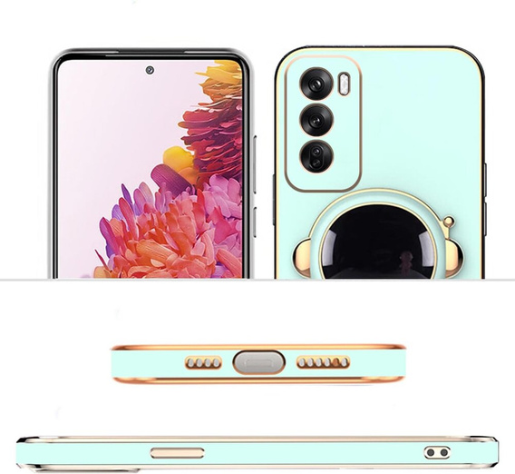 Pouzdro pro Oppo Reno 12 Pro, Astronaut, zelené