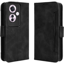 Klopové pouzdro pro Oppo Reno 11F 5G, Card Slot, černé