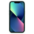 Pouzdro pro iPhone 13, Electro MagSafe, zelené + sklo na displej