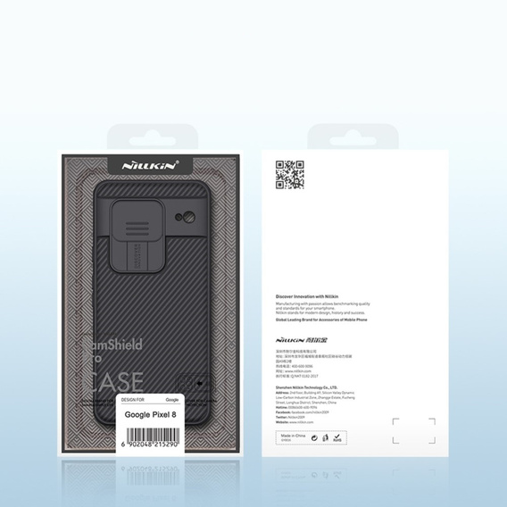 Pouzdro pro Google Pixel 8, obrněné Nillkin, CamShield Pro, černé