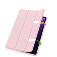 Pouzdro pro Samsung Galaxy Tab S9 FE / S10 FE, Smartcase s prostorem pro stylus, růžové