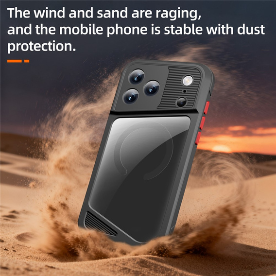 Vodotěsné pouzdro SHELLBOX GTM IP68 s MagSafe pro iPhone 17 Pro Max