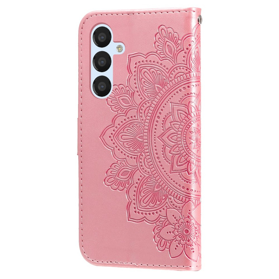 Klopové pouzdro pro Samsung Galaxy A54 5G, Mandala Flower, růžové rose gold