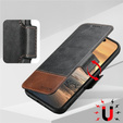 Flipové pouzdro 2 v 1 pro iPhone 17 Pro Max, SUTENI, pro MagSafe, černé