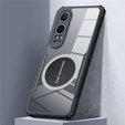 Pouzdro pro OnePlus Nord CE4 Lite, s magnetickou fólií, transparentní / černé