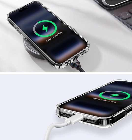 Magnetické pouzdro s květinovým laserovým vzorem pro iPhone 17 Pro