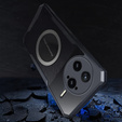 Pouzdro pro Xiaomi Poco F7 Ultra, s magnetickou fólií, transparentní / černé
