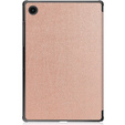 Pouzdro pro Samsung Galaxy Tab A8 10.5 SM-X200 SM-X205, Smartcase, růžové rose gold
