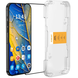 ENKAY Tvrzené sklo pro Motorola Moto G35 5G, černé