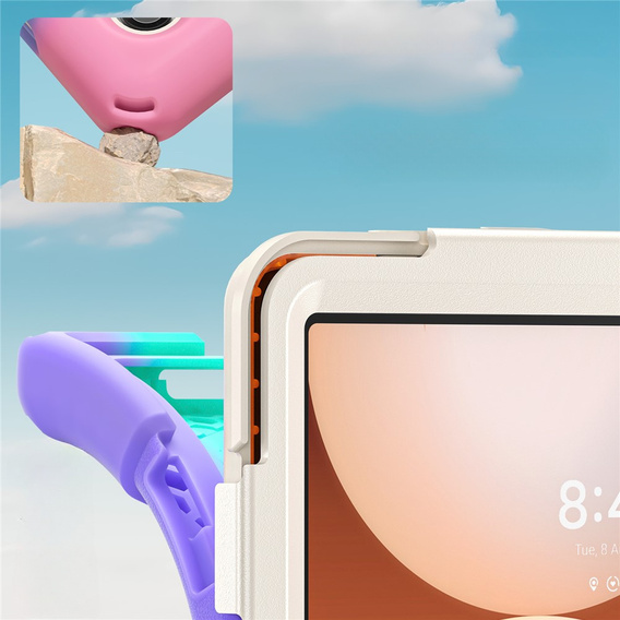 Pevné pouzdro s podstavcem a ramenním popruhem pro Samsung Galaxy Tab A11+