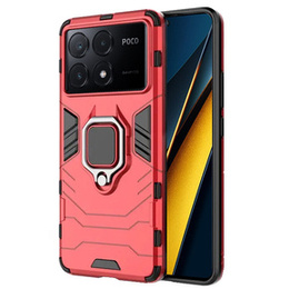 Pouzdro pro Xiaomi Poco X6 Pro 5G, Kickstand Ring, černé