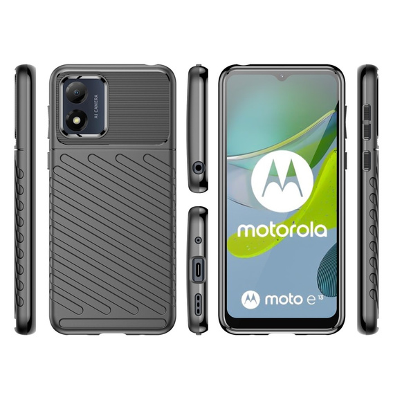 Pouzdro pro Motorola Moto E13, Thunder, černé