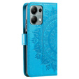 Klopové pouzdro pro Xiaomi Redmi Note 13 Pro 4G / Xiaomi Redmi Note 14S / Xiaomi Poco M6 Pro 4G, Mandala, modré