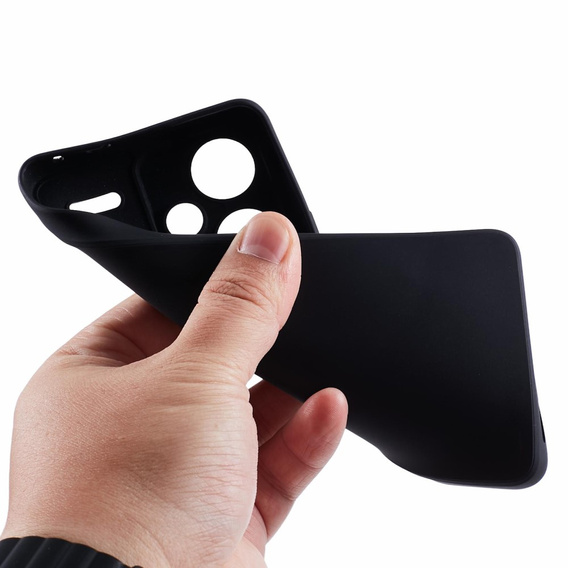 Pouzdro pro Xiaomi Redmi Note 13 Pro+, Silicone Lite, černé