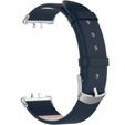 Kožený řemínek pro Samsung Galaxy Fit 3, modrý