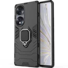 Pouzdro pro Honor 70 5G, Kickstand Ring, černé