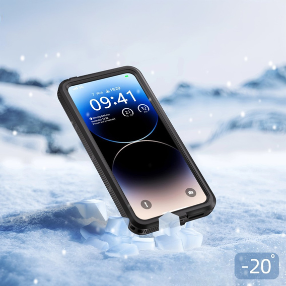 Vodotěsné pouzdro IP68 pro Xiaomi Redmi Note 13 Pro 5G, Redpepper, černé