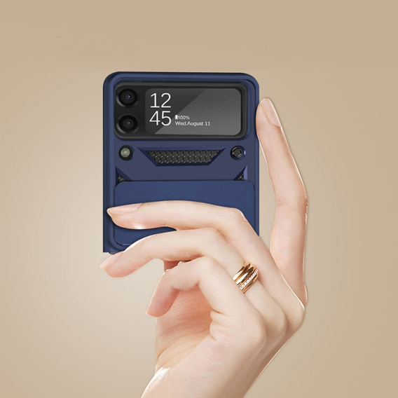 Pouzdro pro Samsung Galaxy Z Flip3 5G, CamShield Slide, modré