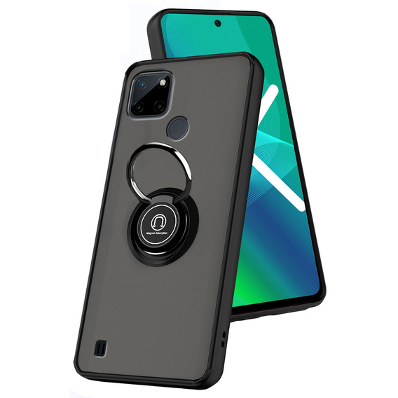 Pouzdro pro Realme C21Y / C25Y, Frosted Ring, modré