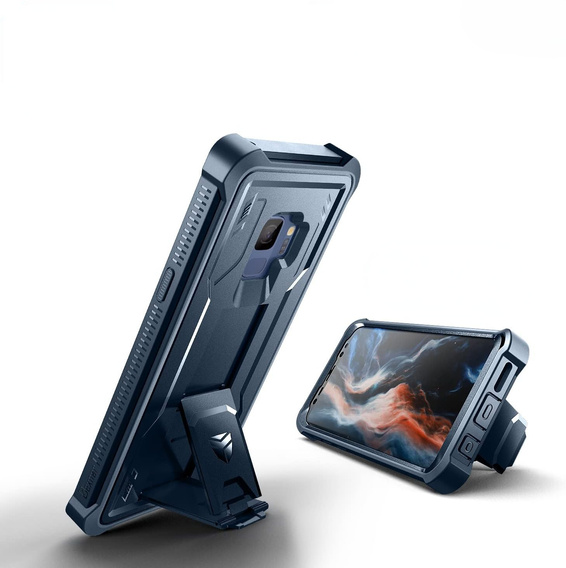 Pancéřové pouzdro pro Samsung Galaxy S9, Dexnor Full Body, modré