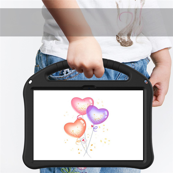 Dětské pouzdro pro T Tablet 2 5G, se stojánkem a rukojetí, černé