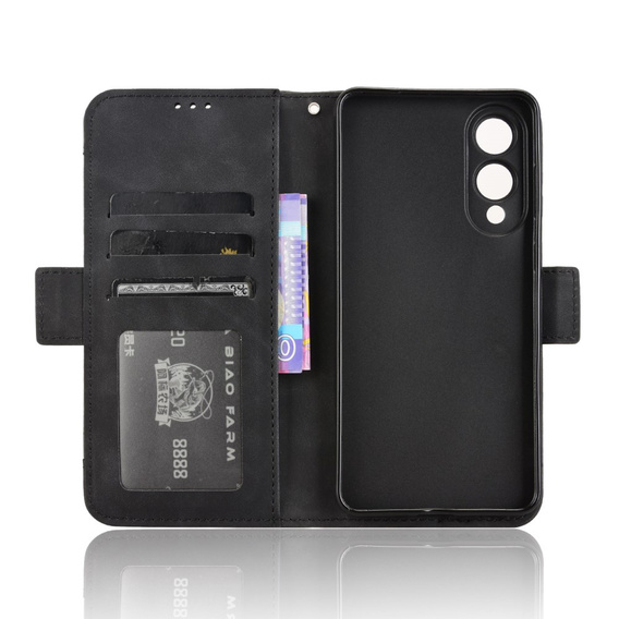 Klopové pouzdro pro Samsung Galaxy S25 Edge, Card Slot, černé