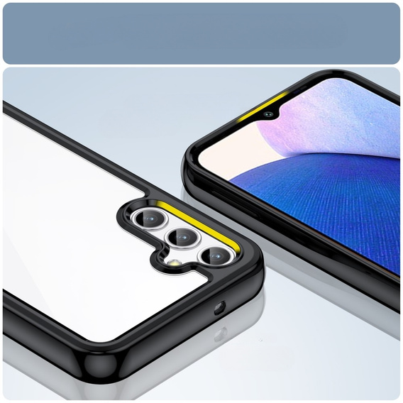 Pouzdro pro Samsung Galaxy A14 4G/5G, Fusion Hybrid, transparentní / černé