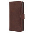 Klopové pouzdro pro TCL 40 NxtPaper, Card Slot, hnědé