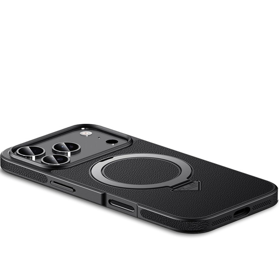 Kožené pouzdro s podstavcem MagSafe pro iPhone 17 Pro Max