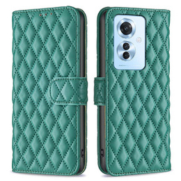 Klopové pouzdro pro Oppo Reno 11F 5G, Wallet, BINFEN COLOR, zelené