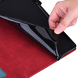 Pouzdro pro Xiaomi Redmi Pad SE 8.7, Classic, s prostorem pro stylus, červené