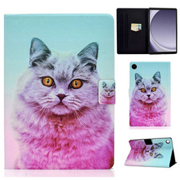Pouzdro pro Samsung Galaxy Tab A9 X110 / X115, pink cat
