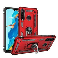 Pancéřové pouzdro pro Huawei P30 Lite, Nox Case Ring, červené