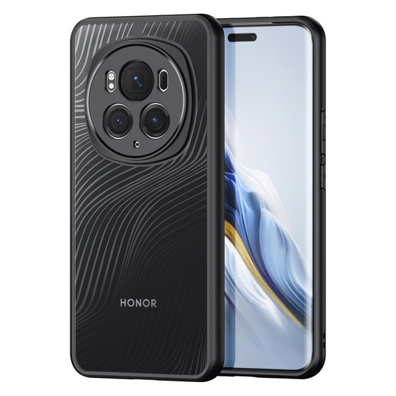 Pouzdro DuxDucis pro Honor Magic 6 Pro 5G, Aimo case, transparentní / černé