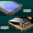 Pouzdro pro Samsung Galaxy A36, Electro heart, černé + sklo 9H