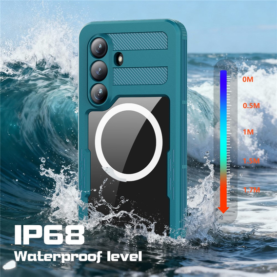 Vodotěsné pouzdro REDPEPPER pro Samsung Galaxy S26, modré