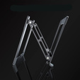 Hliníkový stojan na notebook, ERBORD ProDesk Stand, šedý