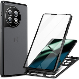 Pouzdro pro OnePlus 11 5G, Magnetic Dual Glass, černé