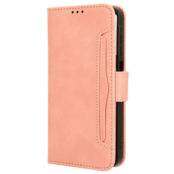 Klopové pouzdro pro Realme Note 70T 4G, Card Slot, růžové