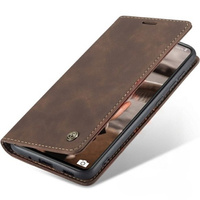 Pouzdro CASEME pro Samsung Galaxy S20 FE, Leather Wallet Case, hnědé