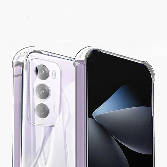 Pouzdro pro Oppo Reno 12 Pro, Dropproof, průhledné