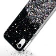 Pouzdro pro iPhone XR, Glittery, černé