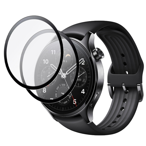 2x hybridní sklo ERBORD pro Xiaomi Watch S1 Pro