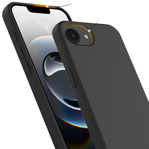 Pouzdro pro iPhone 16e, Silicone MagSafe, černé