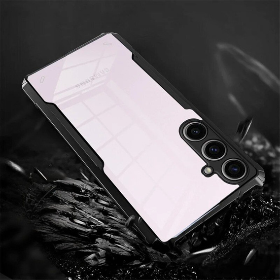 Pouzdro pro Samsung Galaxy A56, AntiDrop Hybrid, černé + tvrzené sklo 9H