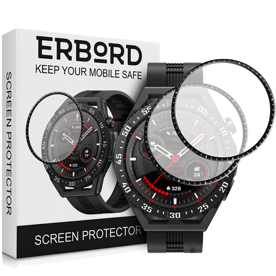 2x hybridní sklo ERBORD pro Huawei Watch GT 3 SE