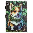Pouzdro pro iPad 10.9" 2022 (10 gen.), s klopou, corgi dog