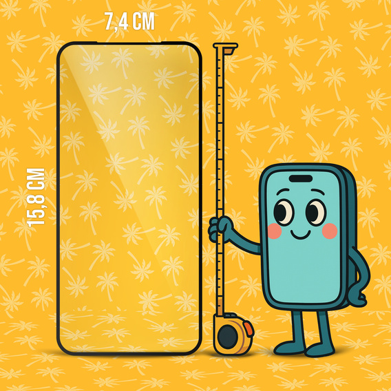 Keramické sklo 9D Flexi Palm pro Samsung Galaxy A36 5G / A37 5G